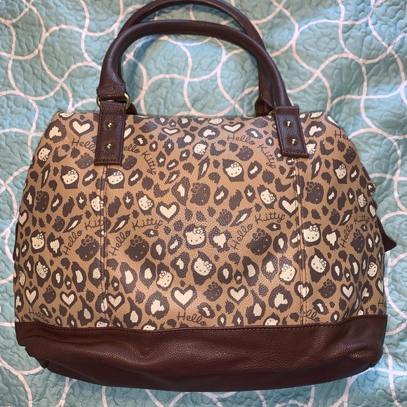 Loungefly | Bags | Loungefly Hello Kitty Leopard Print Purse Hello ...